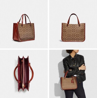 COACH タイラー キャリーオール 28 C3460/C3889 COACH C3889 Tyler carryall 28 in signature canvas NWT | eBay