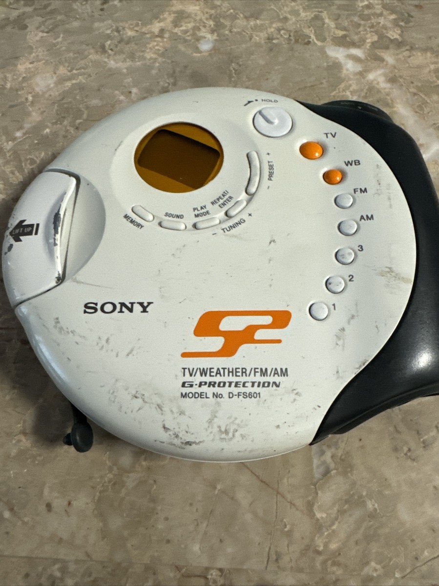 SONY S2 ウォークマン sonysports Sony S2 Sports Walkman Portable CD Player Weather/AM/FM Radio