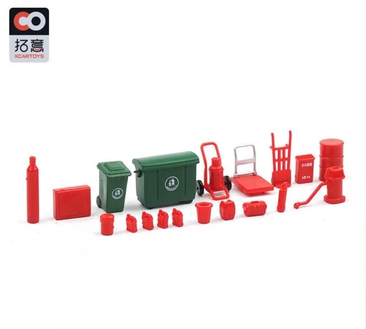 XCarToys 1:64 Diorama Garage Tools Accessories Set SC05