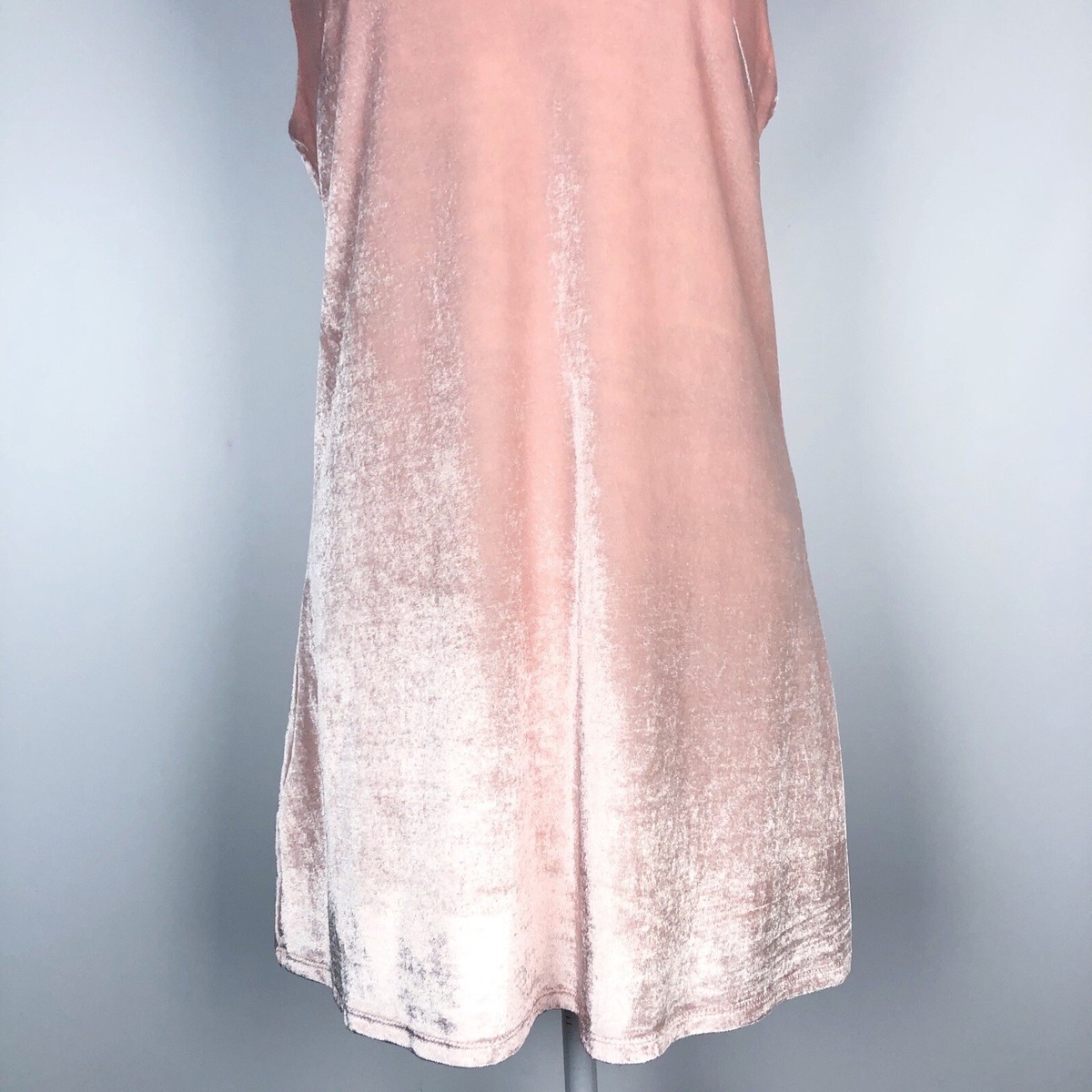 Kalani Hilliker Alyce Paris Pastel Pink Velvet Dress Spaghetti Strap XS |  eBay