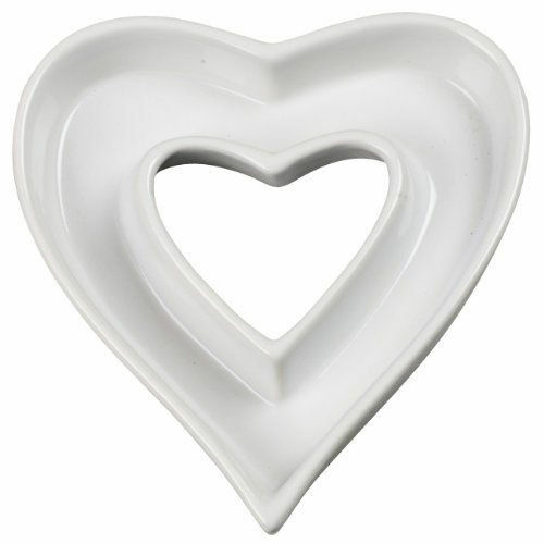 Ceramic Heart Shape Dish Plate Wedding Gifts Wedding Reception Table Decorations - Bild 1 von 2