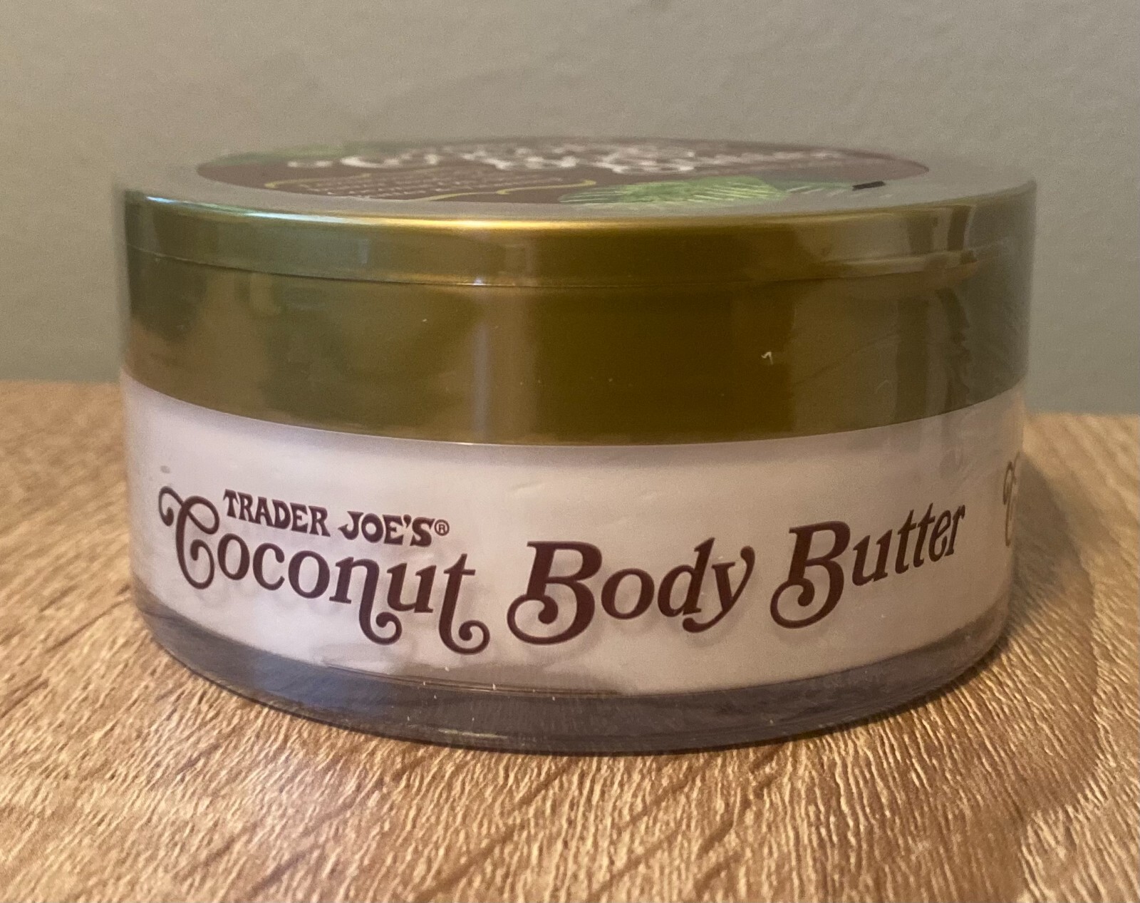 Trader Joe's Coconut Body Butter - Coconut Oil, Shea Butter, Vitamin E - 8oz