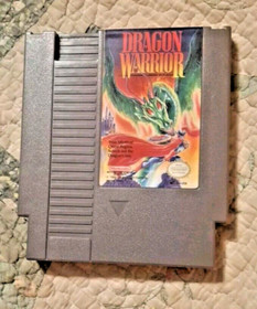Nintendo NES 1989 Enix Dragon Warrior With Box Works