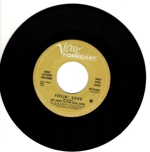 James Cotton Blues Band – Feelin' Good / Don't Start Me Talkin' 7" 45 Single - Image 4 of 4