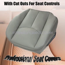 Driver Bottom Replacement Seat Cover Gray For Chevy Silverado Tahoe 2003-2006