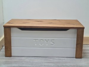 personalised toy box with seat