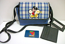 Vintage 90's Disney Mickey Unlimited Small Crossbody Purse with Removable Strap