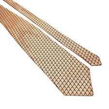 Danmes Mens Necktie Accessory Peach Office Work Casual Shiny Dad Gift