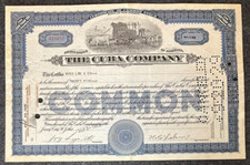 The xxxx Company 25 Shares  7% - 1929 Certificate No 018082 #222