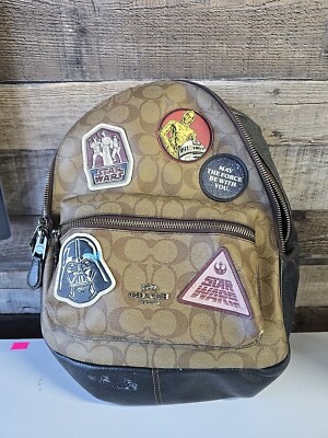 Signature Canvas Coach Charlie Backpack Small Mini Charlie