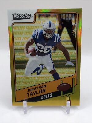 2021 Panini Classics Football Premium Edition Gold /60 Jonathan Taylor Colts
