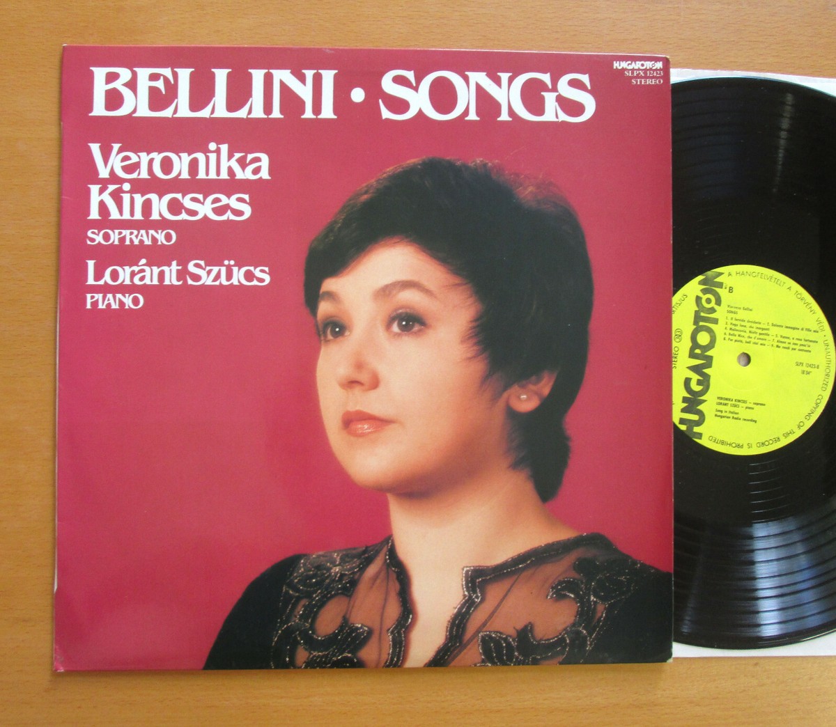SLPX 12423 Bellini Songs Veronika Kincses 1982 NEAR MINT