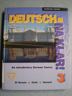 Deutsch, Na Klar: An Introductory German Course - Hardcover - GOOD