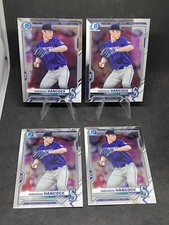 Emerson Hancock 4 RC Lot 2021 Bowman Chrome Baseball Card BCP-78 Mariners