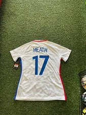 Nike USA Women's Home Olympic Jersey 2017 Legend Heath #17 - White