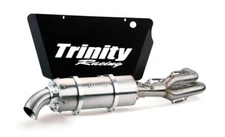Trinity Full Exhaust Big Core Single Muffler For RZR XP 1000 EPS 2014-23