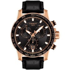 Tissot Supersport Chrono Black Dial Black Strap Men's Watch T125.617.36.051.00