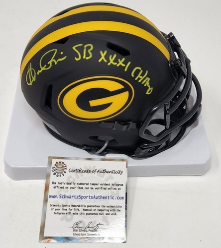 Andre Rison Green Bay Packers Eclipse Signed Autographed Mini Helmet XXXI Champs