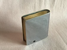 WW1 RARE BOOK SHAPE TRENCH ART LIGHTER IN WELL USED WELL WORN WORKING CONDITION.