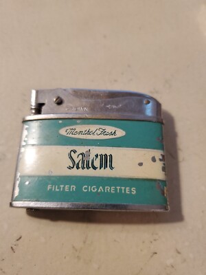 menthol cigarette adapter Vintage Crown Menthol Fresh Salem Cigarette Lighter Made in Japan