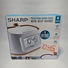 Sharp Projection Alarm Clock with Soothing Nature Sleep Sounds