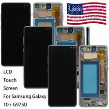 OLED Digitizer Display Touch Screen -W Frame For Samsung Galaxy S10+ G975U USA