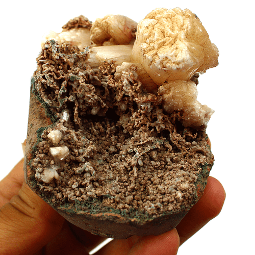 278,7 g Estilbita Natural y Apofilita con Calcedonia en Matriz Decoración Mineral - Imagen 2 de 14