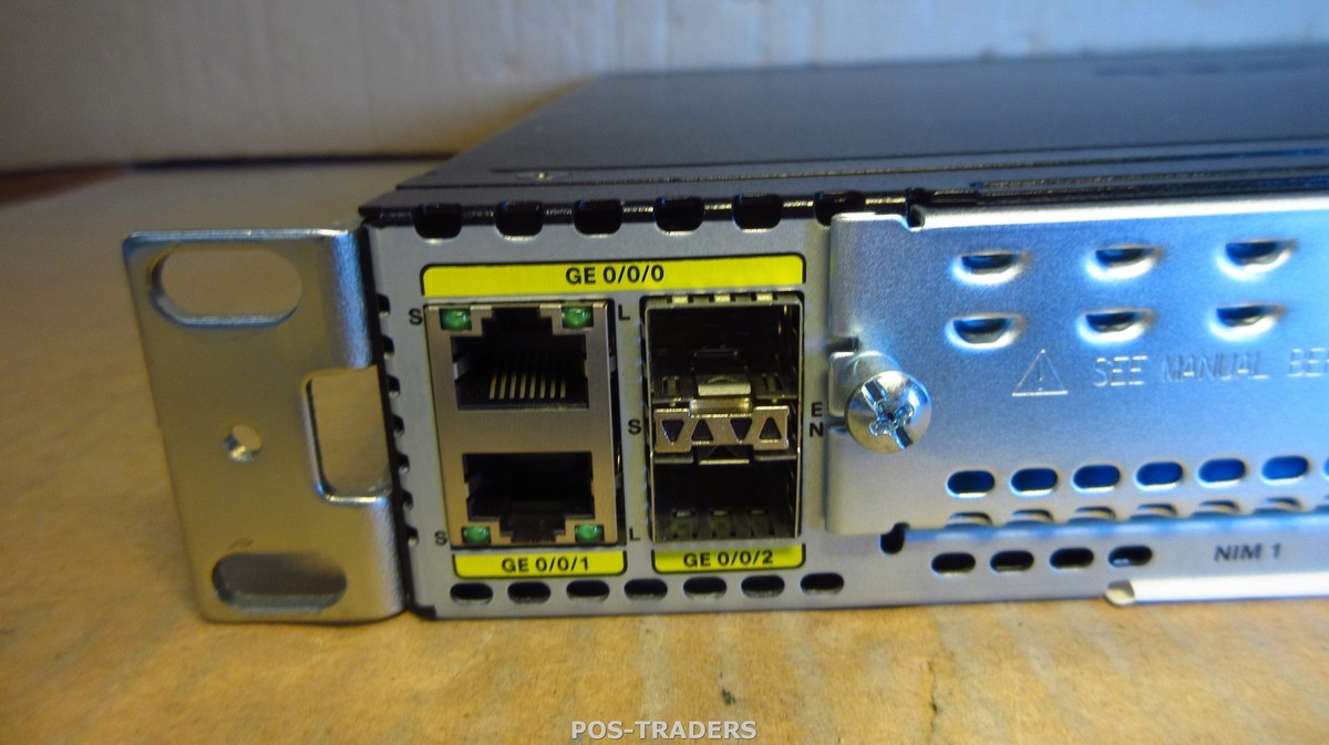 Cisco ISR4331/K9 V04 ISR Router ISR4331 3GE,2NIM,1SM3-Port WAN +