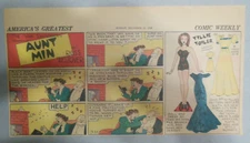 Tillie The Toiler Paper Doll by Russ Westover 12/25/1938 Size: 7.5 x 15 inches