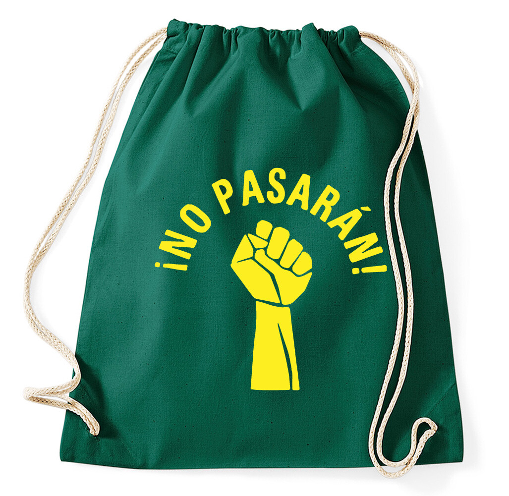 No Pasaran Turnbeutel in versch. Farben