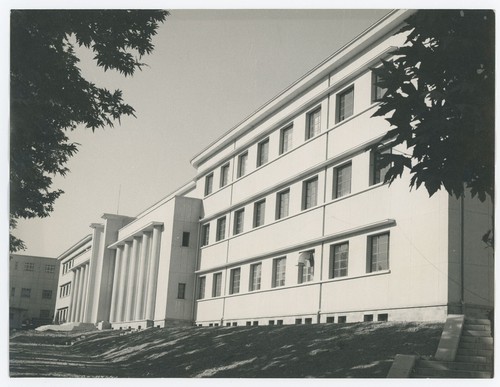 1950er Iran Pressefoto 6,5" x 8,5" Teheran Universität Persien Iranisches Gebäude