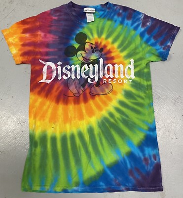 tie dye disneyland shirt