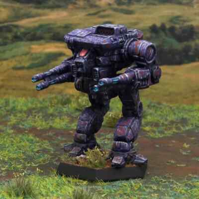 Painted BattleTech Miniature Warhawk Mech