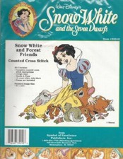 NEW Walt Disney Cross Stitch Kit Snow White  The 7 Dwarfs Forest Friends 35010