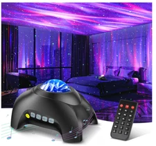 Northern Galaxy Light Aurora Projector with 33 Light Effects, Night Lights LED