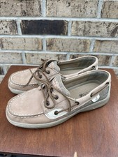 Sperry Top Sider Women's Bluefish 2-Eye Boat Shoe Linen/Oat US 5 M