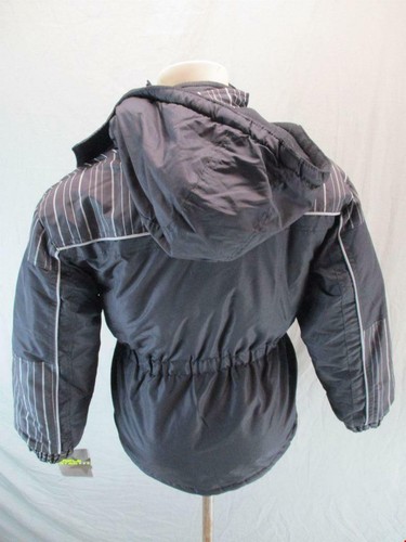 NWT Triple Star Size M(10-12) Girl Black Fleece Lined Hooded 3-in1 Jacket GR6330 - Picture 4 of 8