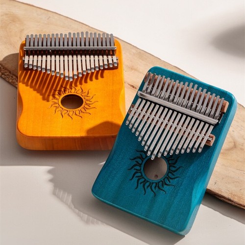 21 Keys Personalized Engraved Kalimba with Tuning Hammer for Beginner - Picture 12 of 13