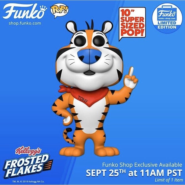 Funko Pop! 10in Tony The Tiger Shop Exclusive Super Sized Confirmed Order | eBay