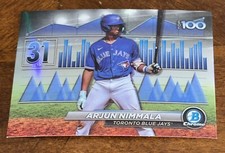 2024 Bowman Chrome Top 100 Prospects Arjun Nimmala #BTP-31 - Toronto Blue Jays