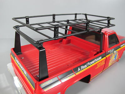 Custom Steel Cargo Bed Roof Rack Tamiya R/C 1/10 Super Clodbuster Truck