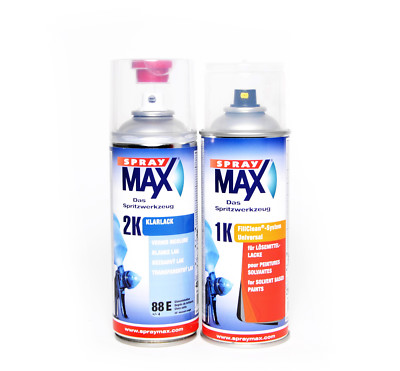 Spray Max Auto Lackspray Set mit 2K Klarlack für VW Wunschfarbton Farbe E0223