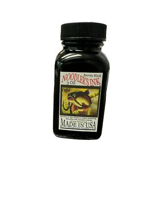 Noodler's Ink Bernanke Black 3oz Bottled Fountain Pen Ink Fast-Dry ND-19066