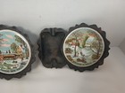 3 Footed ASHTRAY COASTER Cast Iron Homestead Winter Japan — photo 4