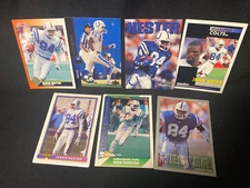 Lot of 7 Jessie Hester Indianapolis Colts Wide Receiver Pinnacle Skybox Fleer