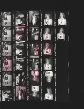 Contact Photo Sheet & Negatives Joan Rivers Claudia Schiffer Anjelica Huston