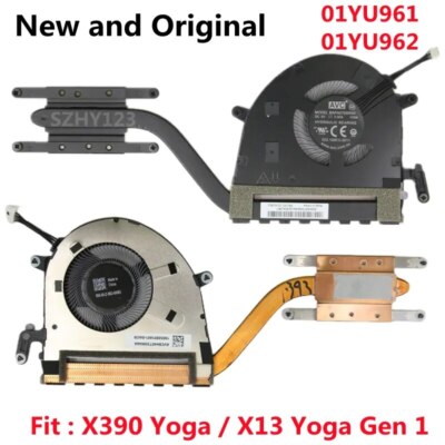 For Lenovo Thinkpad X390 Yoga X13 Yoga Gen 1 CPU Heatsink Cooling