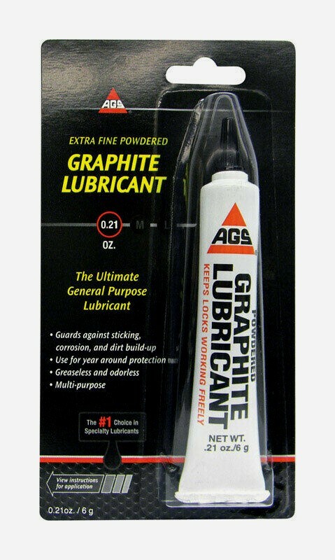 AGS General Purpose GRAPHITE LUBRICANT Guards Extra Fine Powdered 0.21 oz. MZ-2H