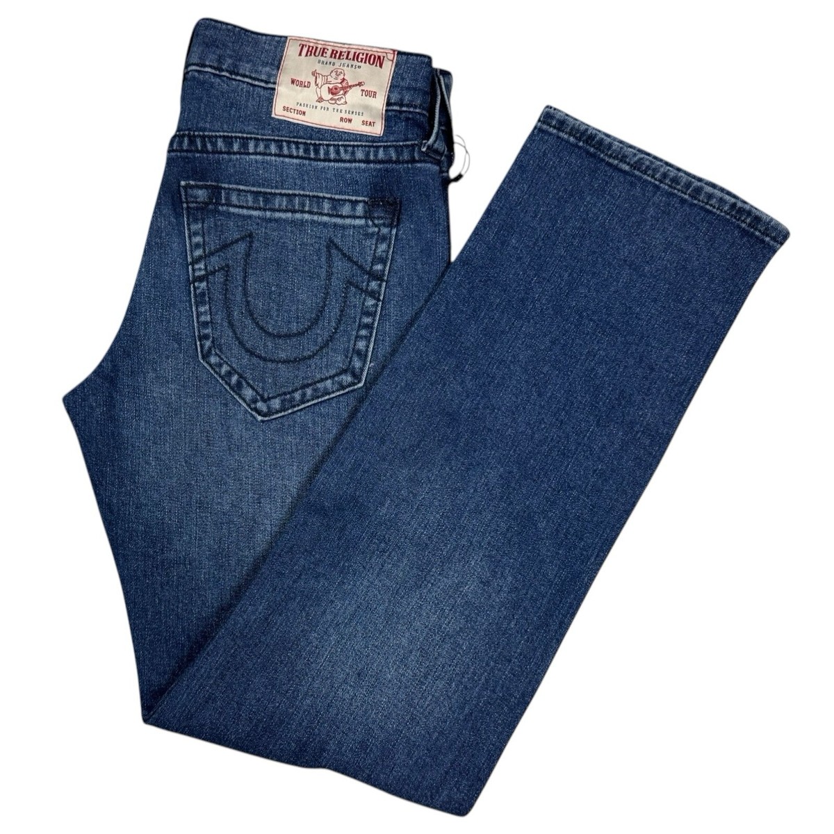 True Religion Jeans Mens Size 30x34 Ricky No Flap SN Relaxed