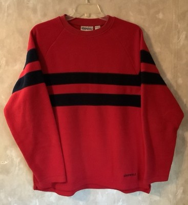 Vintage Aeropostale Fleece Pullover Size L Unisex 80s-90s Made In Tawain R.O.C